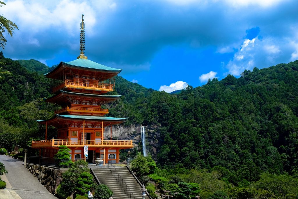 temple, pagoda, japanese, japan, historic, ancient, building, traditional, architecture, culture, mountains, landscape, asia, temple, nature, japan, japan, japan, japan, japan
